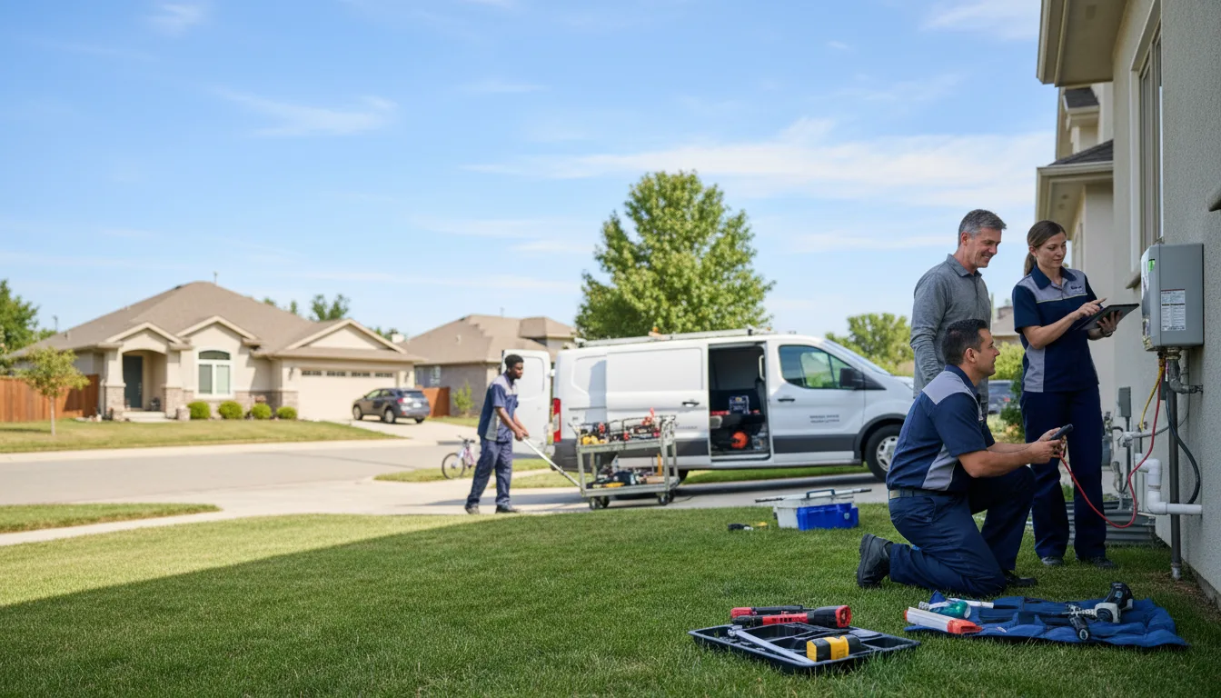 Tankless water heater service in Wallace, CA